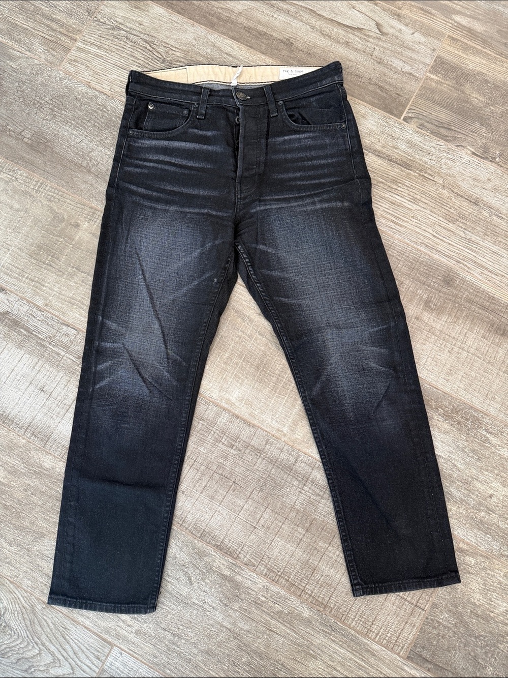 Rag & Bone Black Washed Jeans size 28